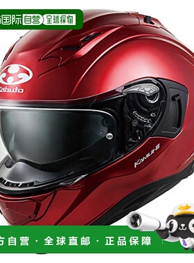 【日本直邮】Ogk Kabuto摩托头盔全脸KAMUI3 闪亮红 L 584733