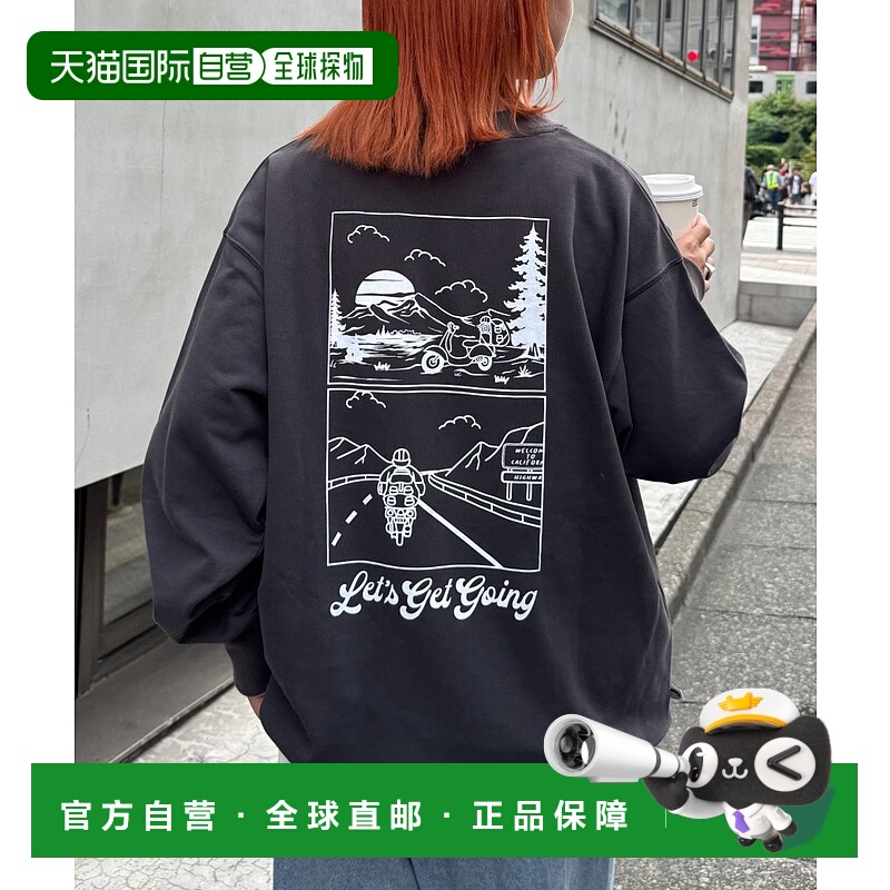 1h可退 日本直邮CIAOPANIC TYPY 男女同款 背面印花刺绣棉质卫衣
