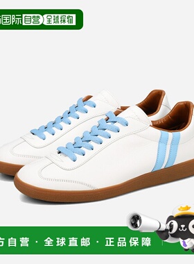 日本直邮PATRICK HURON-OG 男女白色/萨克斯蓝色低帮运动鞋 (PT-1