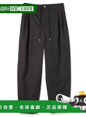 1h可退 日本直邮CULLNI 男女同款 双褶抽绳半宽松长裤 25AW011