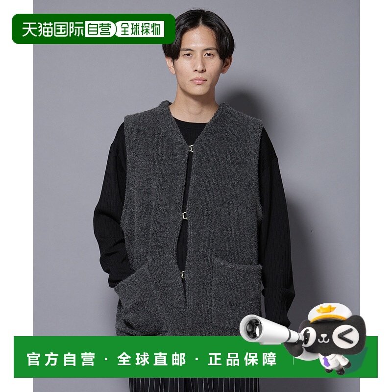 1h可退 日本直邮nano・universe男装宽松版型针织背心半拉链设计 6