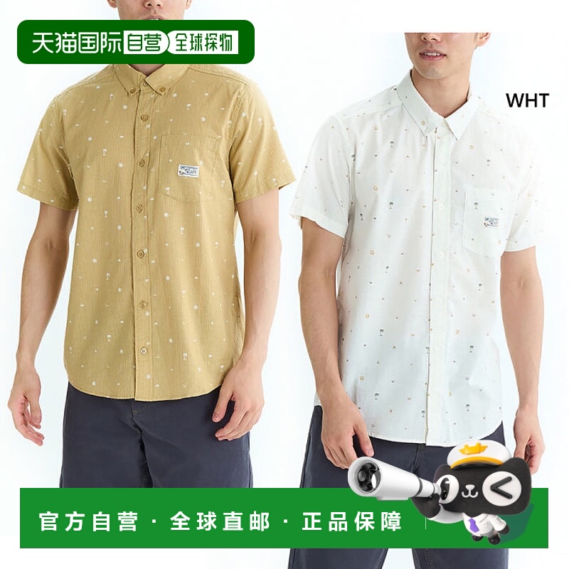 日本直邮RVCA 男士短袖衬衫 EXOTICA SEERSUCKER SS 休闲裤 RVCA