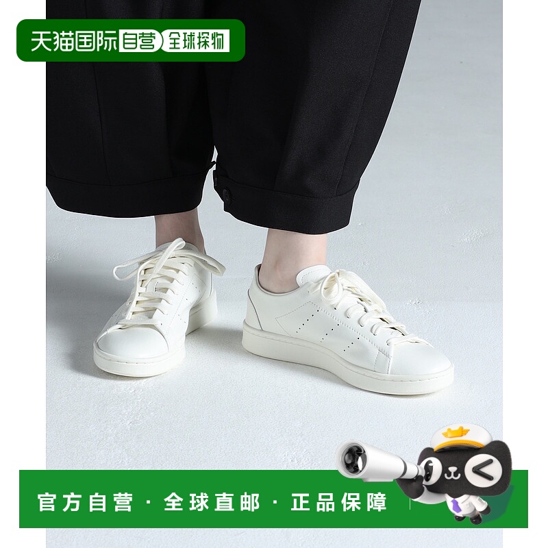 1h可退 日本直邮Y-3 男女同款 经典简约皮革风格 斯坦史密斯运动