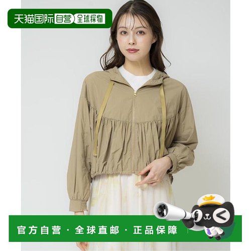 1h可退 日本直邮Noela 集褶山冲锋衣大衣长袖外套