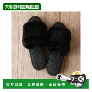 1h可退 日本直邮Francfranc 羊毛毛绒×鞋垫 室内拖鞋