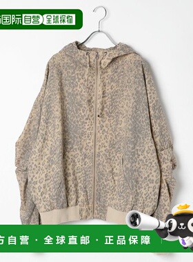 1h可退 日本直邮PAGEBOYLIM 男女同款 多彩印花连帽夹克 宽松休闲