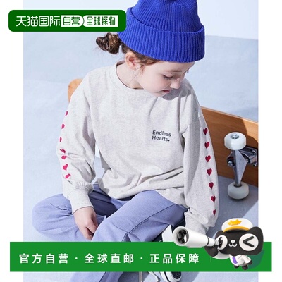 日本直邮devirock 女童 全棉宽松长袖T恤 半高领设计 1GDL19037