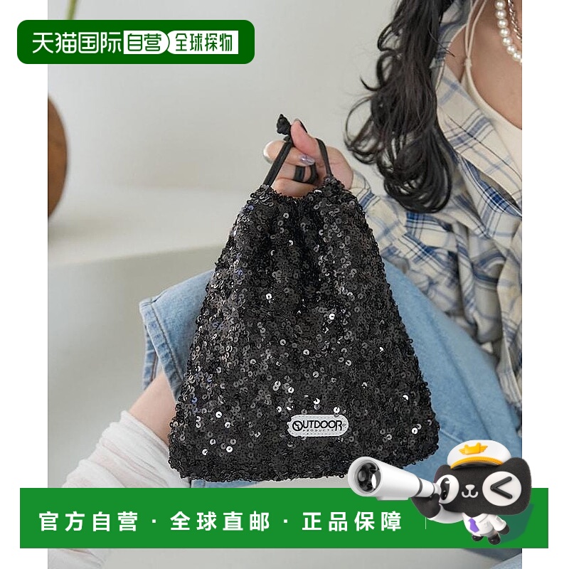 1h可退 日本直邮OUTDOOR PRODUCTS 女士特别定制款亮片双用束口包
