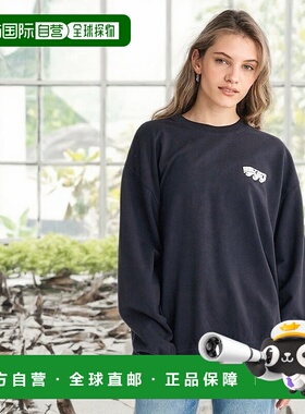 日本直邮Roxy 长袖T恤 ROXY FIRST DAY 女士灰橙色 RLT251096 上