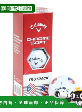 日本直邮CALLAWAY 铬软 CHRM SFT 24 TRUTRK USA 高尔夫球 3个套