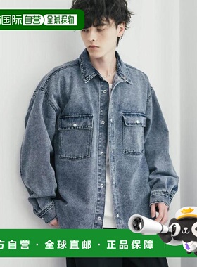 1h可退 日本直邮Rocky Monroe 宽松牛仔衬衫夹克