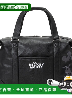 日本直邮迪士尼男女士单色米奇高尔夫斜挎包 XYMG5FB1 10 黑色