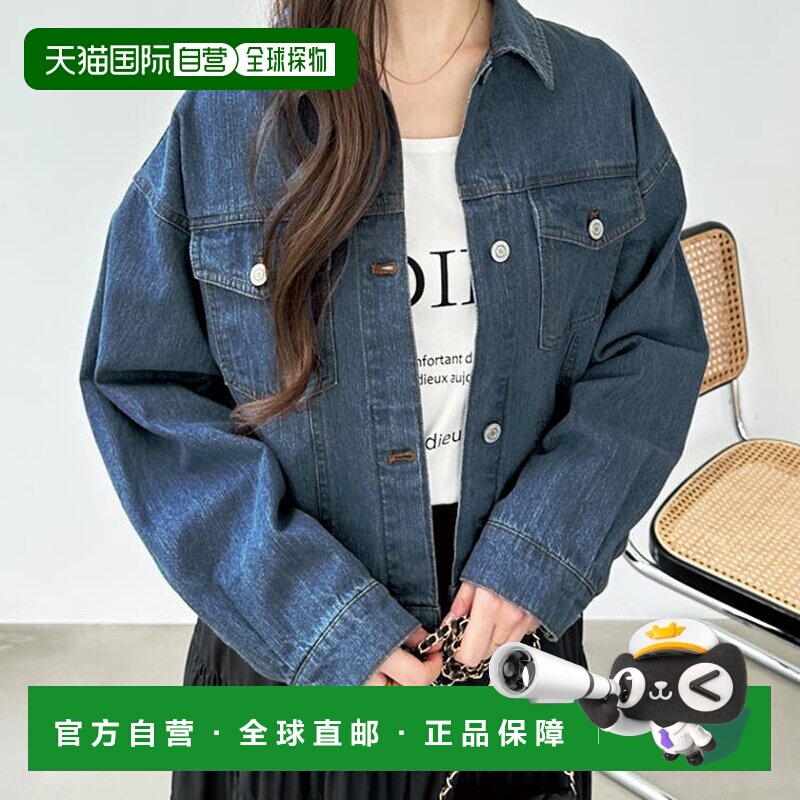日本直邮GeeRA 宽松短款牛仔夹克 外套