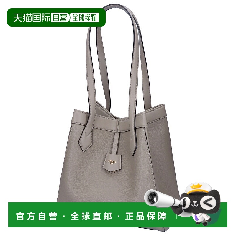日本直邮FENDI 手提包 ORIGAMI 8BH414 APZA F11WS 灰色 中号