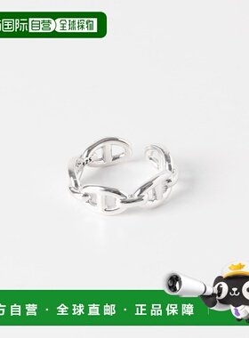 1h可退 日本直邮XOLO 男士 宽松C型锚链戒指 银925材质 CU2611012