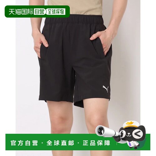 日本直邮男士交叉梭织短裤 PUMA FLEX 528809 PUMA黑