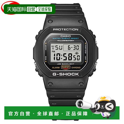 日本直邮CASIO G-SHOCK 男士数字手表 DW-5600UE-1JF 防震 LED背