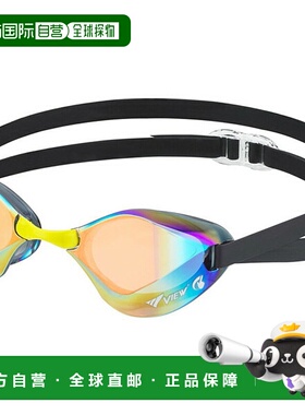 日本直邮VIEW BladeF 泳镜（带镜面镜片）V122SAM-SK