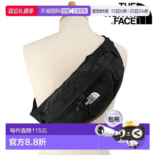 日本直邮THE NORTH FACE男女同款腰包户外登山包NM72304-K