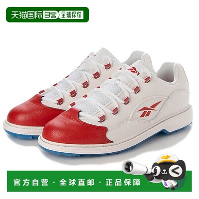 日本直邮锐步 QUESTION GOLF 无钉高尔夫球鞋 100228246 白色/红