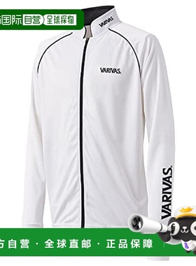 【日本直邮】Varivas瓦里瓦斯 全拉链长袖T恤 L 白色迷彩 VAZS-25