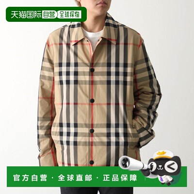 日本直邮BURBERRY SUSSEX CHK 格纹尼龙教练夹克 A7028/ARCHIVE-B