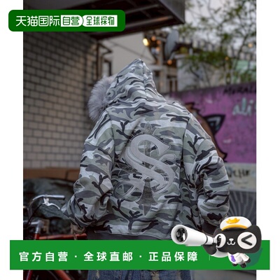 1h可退 日本直邮SUPPLIER 男女同款 裁短宽松连帽衫 仿毛绒设计 7