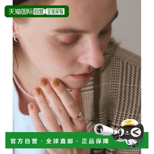 1h可退 日本直邮agete 阿卡朵 女士 K5钻石戒指 立体造型 细节透