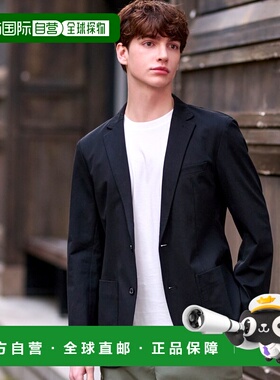 1h可退 日本直邮DRESSTERIOR 男士高密度棉聚酯混纺休闲外套 0864