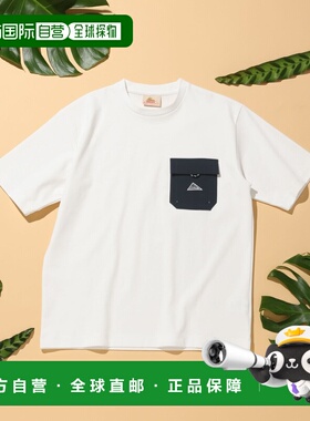 1h可退 日本直邮KELTY × GLOBAL WORK 男装联名口袋T恤 短袖 接