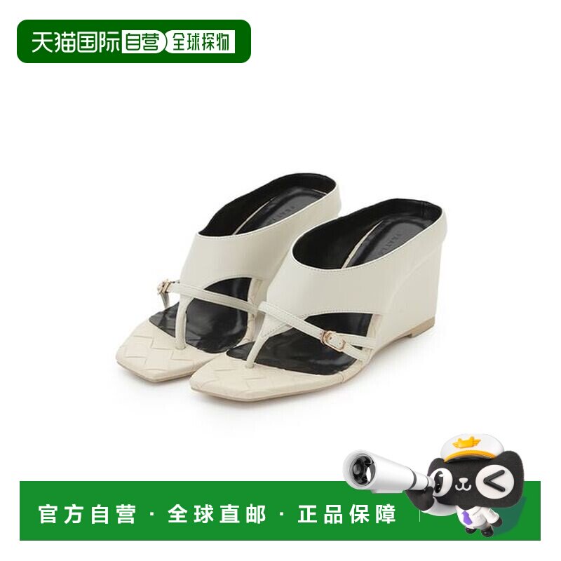 日本直邮FRAY I.D 女士 楔形一字带凉鞋 仿皮材质 FWGS262319