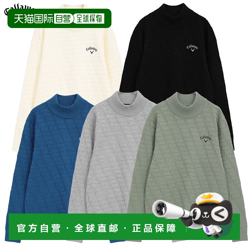 日本直邮Callaway 男士 Links 针织高领毛衣 (C25218104) - 2025