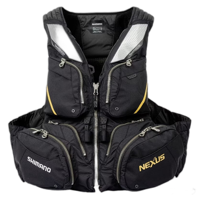 日本直邮Shimano 救生衣 Nexus 漂浮背心 2XL 黑色 VF-120W