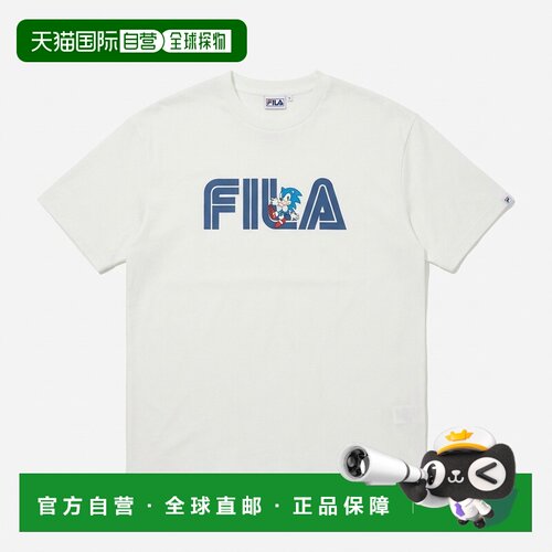 日本直邮SM6SAU707 短袖T恤 MGY WT0 男女通用款斐乐