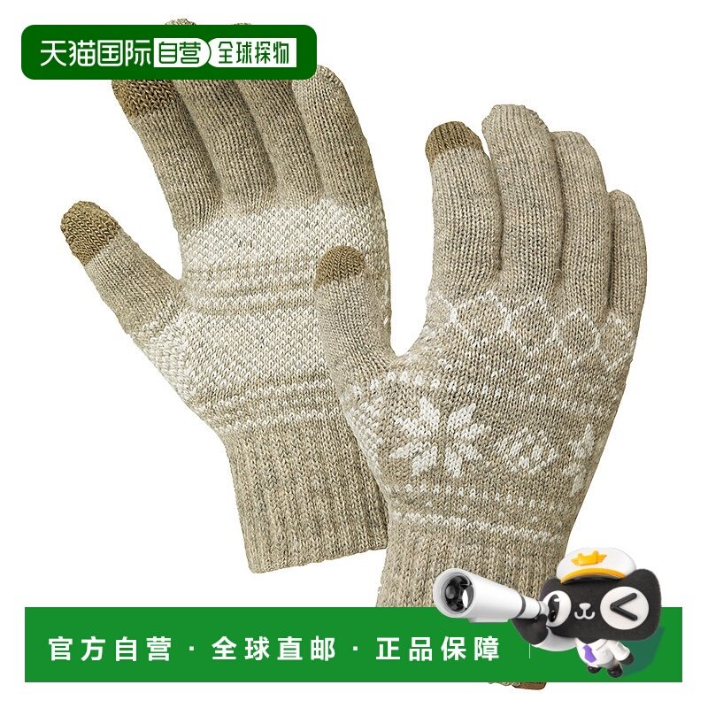 日潮跑腿Montbell蒙贝欧 羊毛针织手套 OTML S 1118627