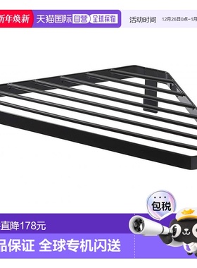 【日本直邮】Yamazaki山崎炉灶边三角架 角落收纳架 黑色 tower 2