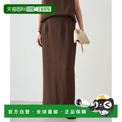 日本直邮Loungedress 女装 双层乔其纱修身半裙 LDZ1061401A0001
