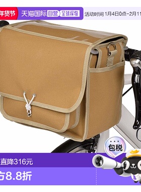 【日本直邮】OSTRICH鸵鸟 帆布前部包 焦糖 h220×w260×d140mm