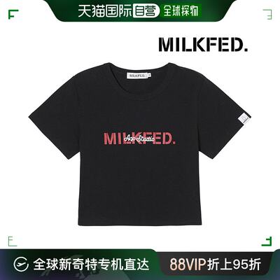 MILKFED. 女式 AQO STUDIO SPACE  T恤 10324101101短袖半袖