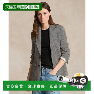 日本直邮Herringbone 外套 亚麻混纺西装