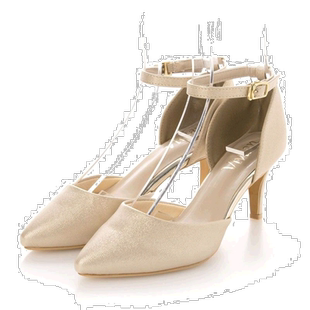 【日本直邮】Vivian指着单独跟鞋（米色跛脚）女鞋浅口正品休闲