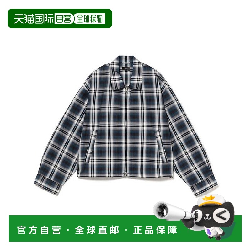 1h可退 日本直邮BEAMS 短款格子夹克