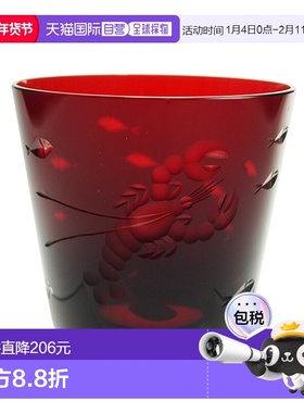 日本直邮Rotter Glass 海洋生活 蜂鸟 平底玻璃杯[M]巴卡拉水杯