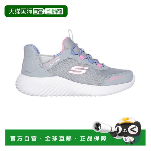 日本直邮Skechers 儿童运动鞋 BOUNDER-SIMPLE CUTE 303585L-GRY