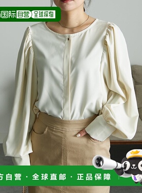 日本直邮RANAN 机能款褶皱蓬袖内搭衬衫 R05096EW11619背心