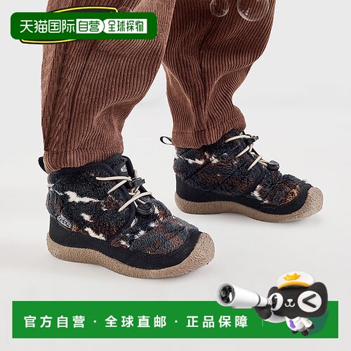 日潮跑腿KEEN科恩25秋冬新款HOWSERII CHUKKA WP儿童棉靴保暖舒适