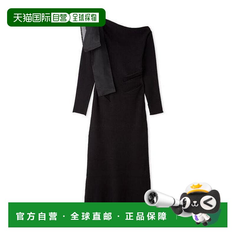 1h可退 日本直邮SNIDEL 肩部蝴蝶结 针织连衣裙 日系甜美穿搭