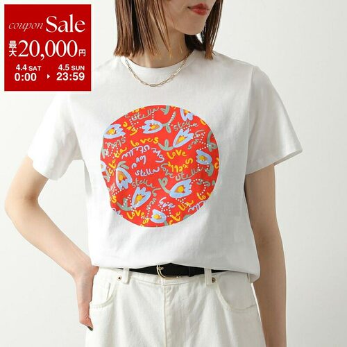日本直邮tella McCartney Kids T恤 TY8C91 Z0434 女童短袖纯棉圆