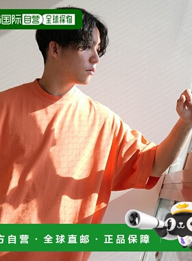 日本直邮231-91106 EVCON成衣染色宽T恤/T恤/宽幅/上衣