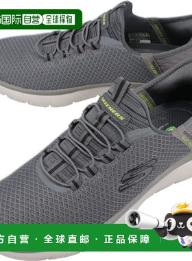 日本直邮斯凯奇 Summits 男士高帮运动鞋炭灰色232457 CHAR